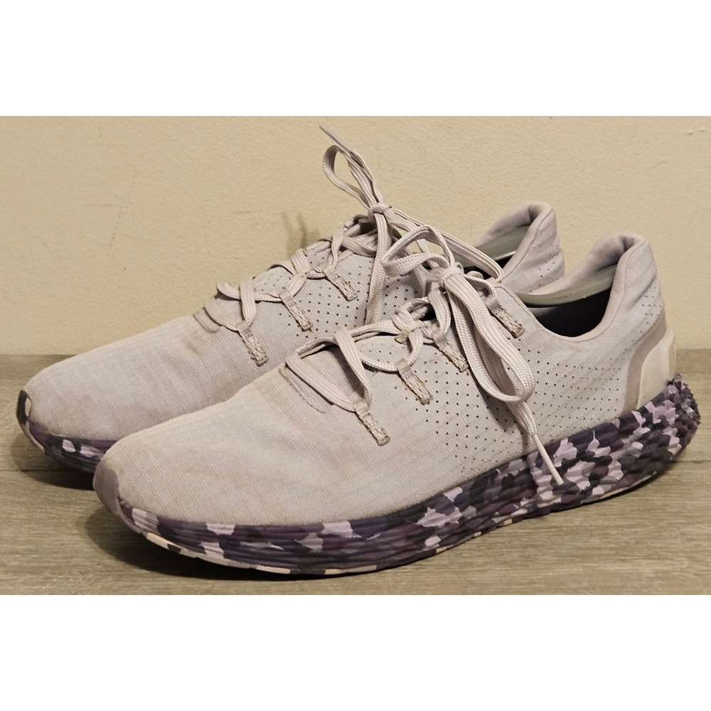 Nobull Ripstop Runner Mens Size 10.5 Grey Purple Camo Training Shoes Sneaker